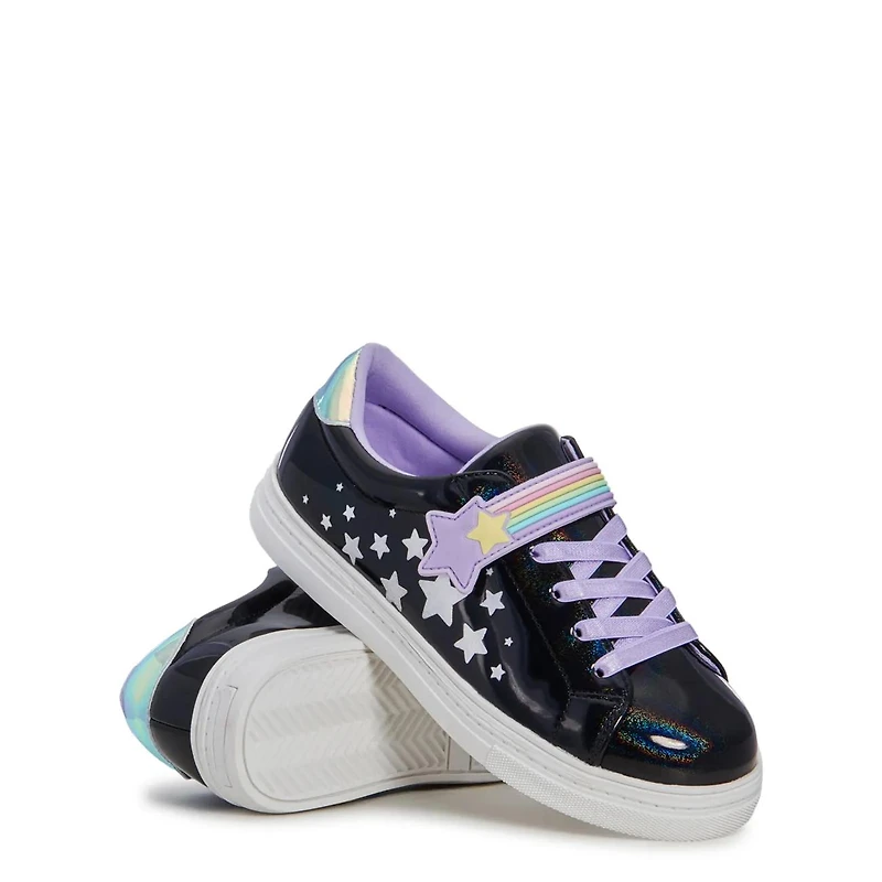 Youth Girls' Stars Applique Sneaker