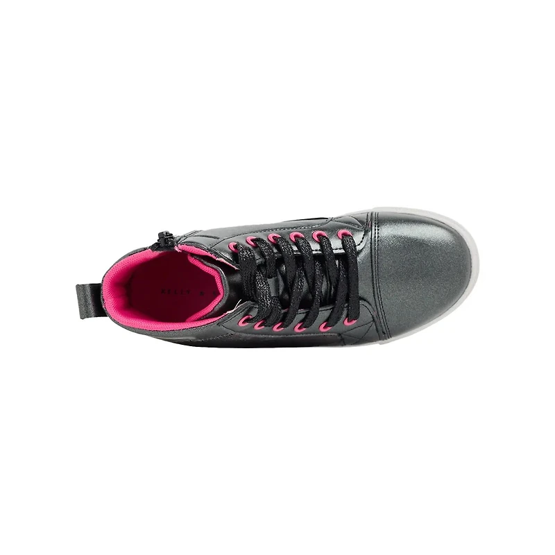 Youth Girls' Twinkle Smile Star High Top Sneaker