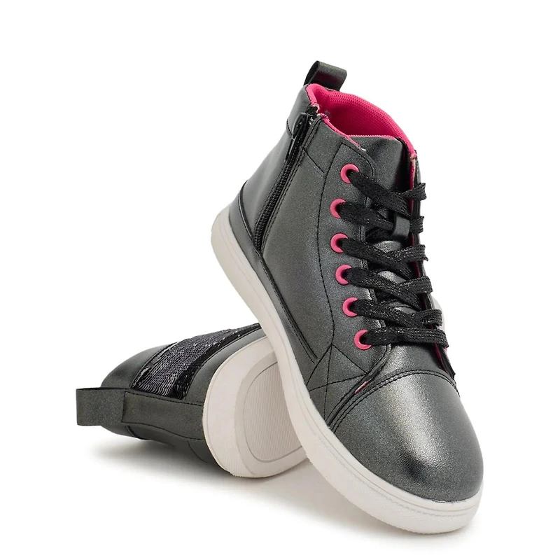 Youth Girls' Twinkle Smile Star High Top Sneaker