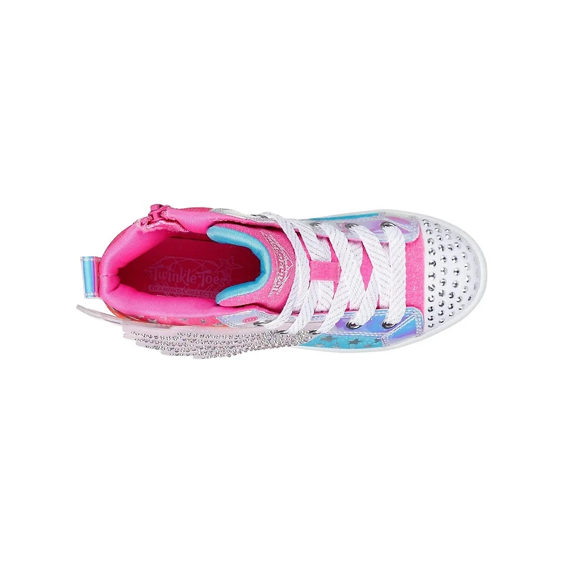 Youth Girls' Twi Lites Dreamy Wings Hi Top Sneaker
