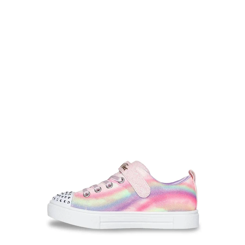 Youth Girls Twinkle Sparks Ombre Heart Drip Sneaker