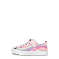 Youth Girls Twinkle Sparks Ombre Heart Drip Sneaker