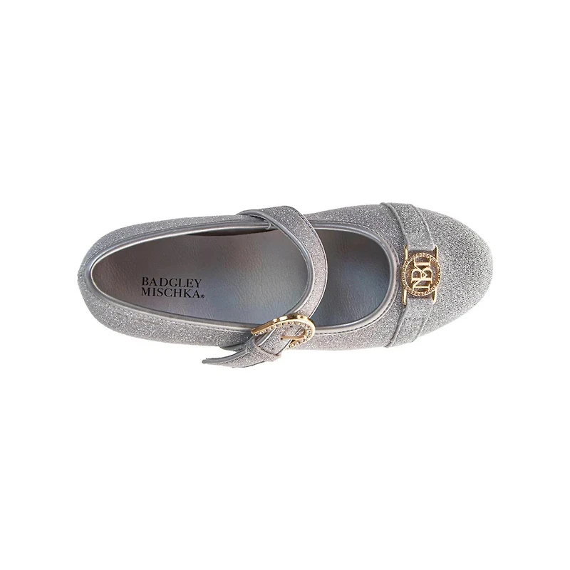 Youth Girls' Glitter Ballet Flat