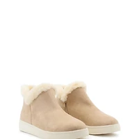 Youth Girl's Sammuee Fur Sneaker Boot