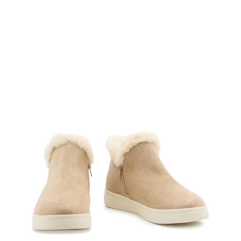 Youth Girl's Sammuee Fur Sneaker Boot