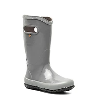 Youth Boy's Waterproof Solid Rainboot