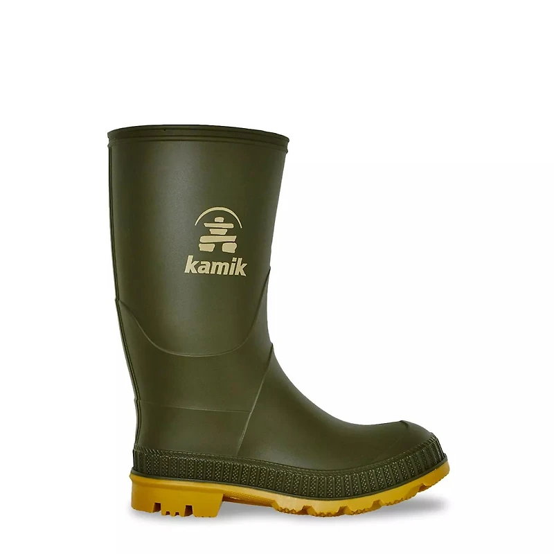 Youth Boys' Stomp Waterproof Rubber Rain Boot