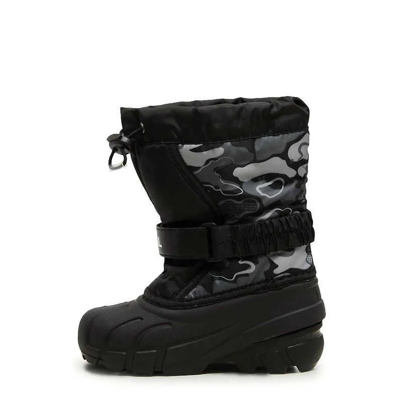 Youth Boys' Flurry Print Waterproof Winter Boot