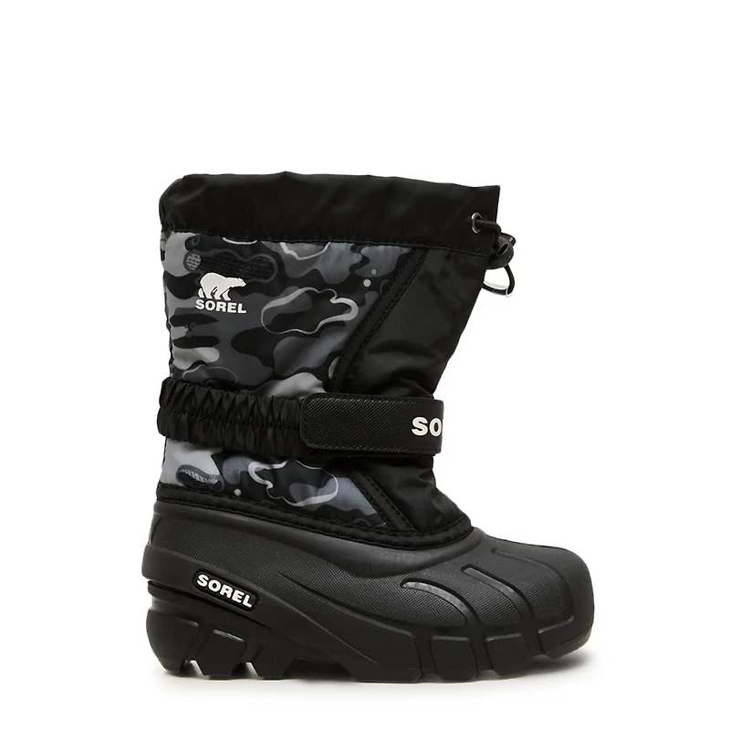 Youth Boys' Flurry Print Waterproof Winter Boot