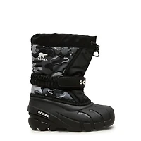 Youth Boys' Flurry Print Waterproof Winter Boot