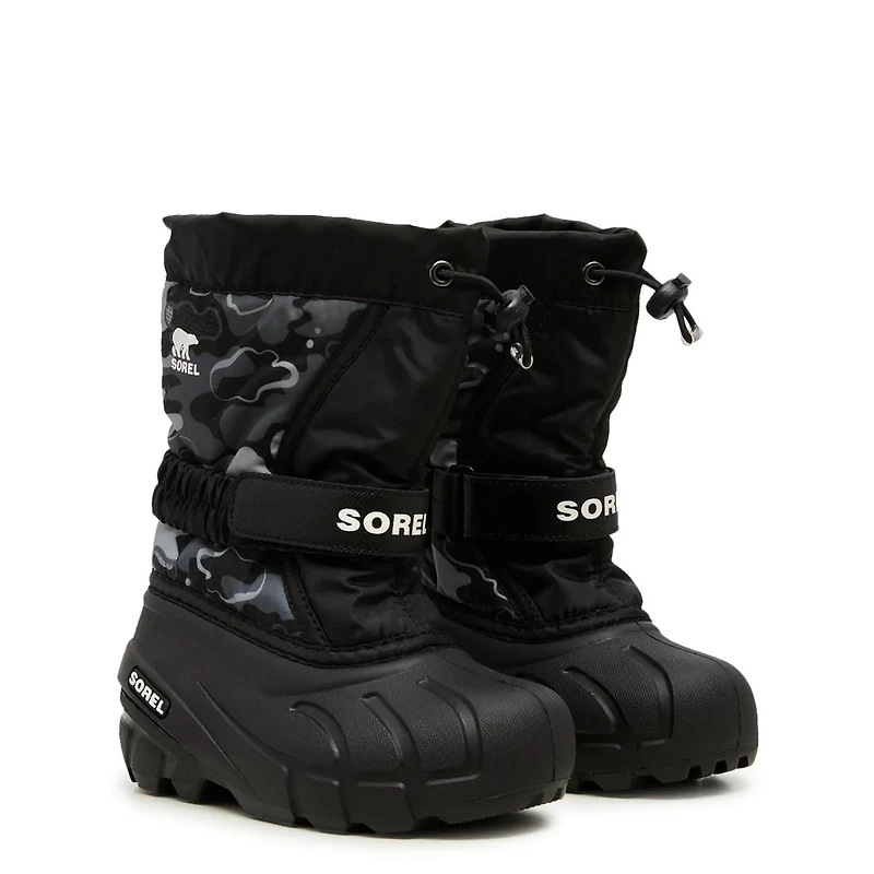 Youth Boys' Flurry Print Waterproof Winter Boot
