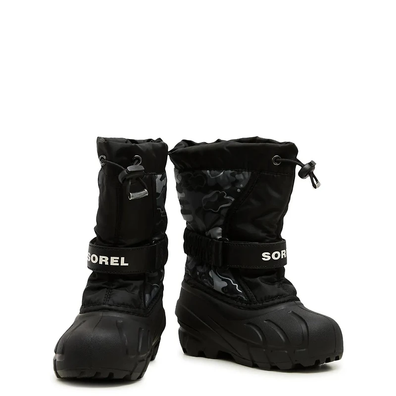 Youth Boys' Flurry Print Waterproof Winter Boot