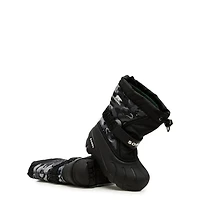 Youth Boys' Flurry Print Waterproof Winter Boot