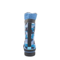 Youth Boy' s Geometry Waterproof Winter Boot