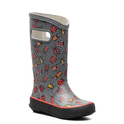 Youth Boy's Waterproof Bugs Rainboots