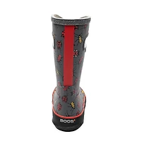 Youth Boy's Waterproof Bugs Rainboots