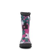 Youth Girls' Big Camo Rain Boot