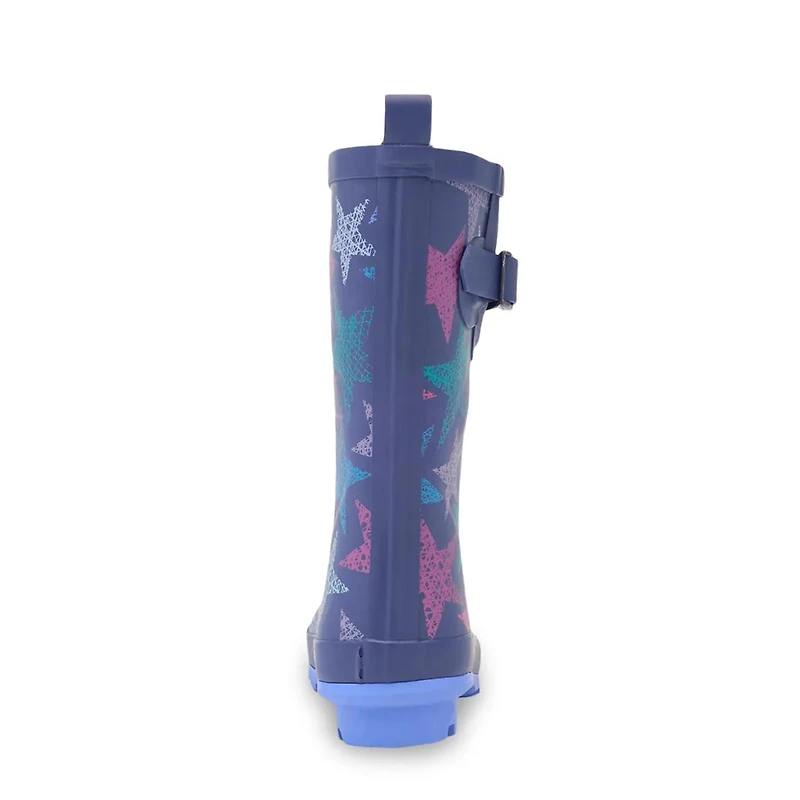 Youth Girls' Bigstarsky Waterproof Rain Boot