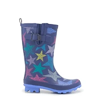 Youth Girls' Bigstarsky Waterproof Rain Boot
