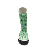 Youth Girl's Waterproof Bees Rainboot