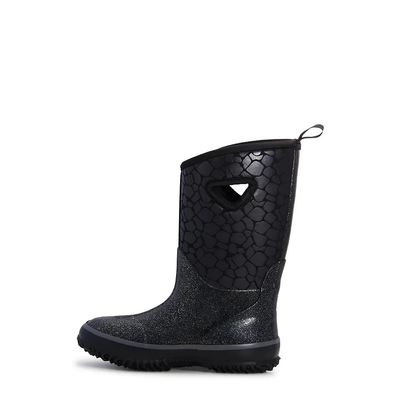 Youth Girls' Giraffe Print Waterproof Rain Boot