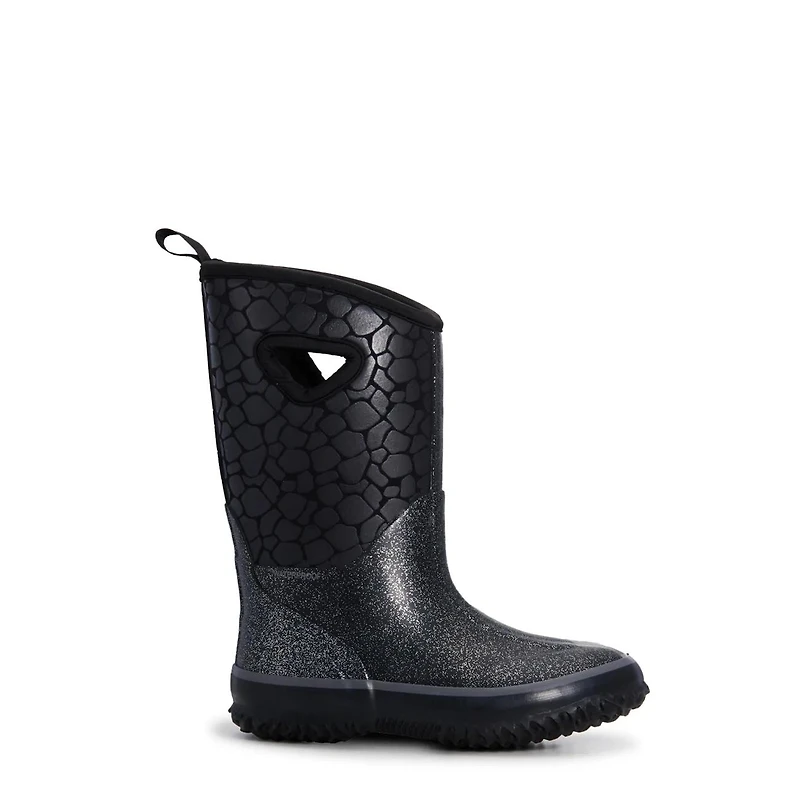 Youth Girls' Giraffe Print Waterproof Rain Boot