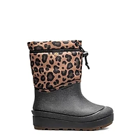 Youth Girls' Leopard Snow Shell Waterproof Winter Boot