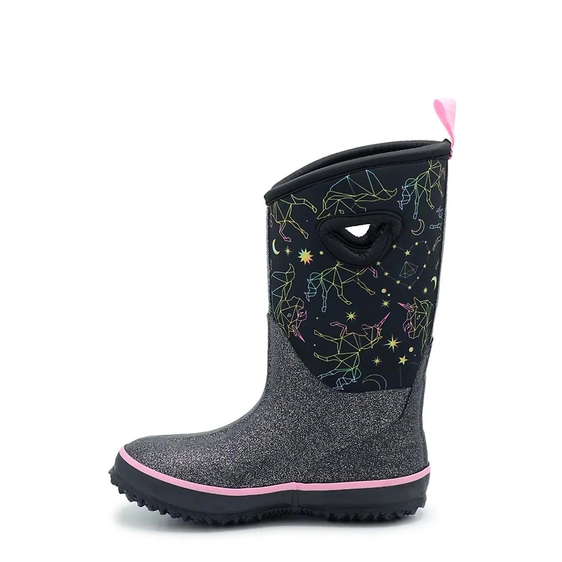 Youth Girl's Waterproof Rainbow Astro Winter Boot