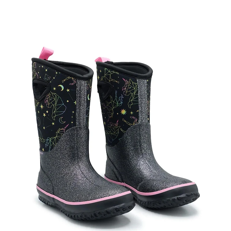 Youth Girl's Waterproof Rainbow Astro Winter Boot