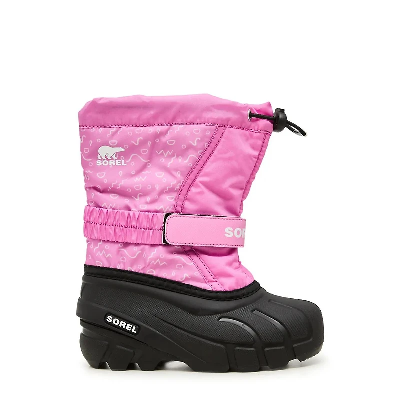 Youth Girls' Flurry Print Waterproof Winter Boot
