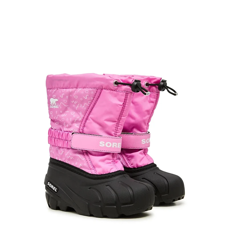 Youth Girls' Flurry Print Waterproof Winter Boot