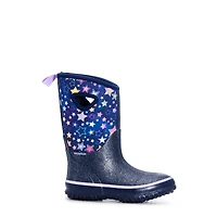 Youth Girls' Multi Stars Waterproof Winter Boots