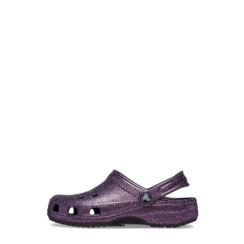 Youth Girls Classic Clog Space Glitter