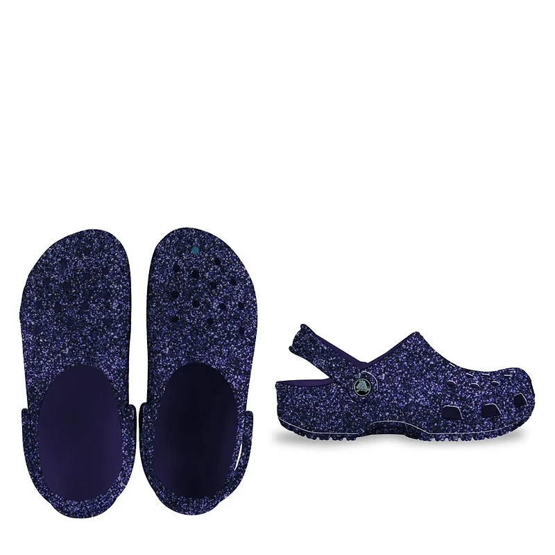 Youth Girls Classic Clog Space Glitter