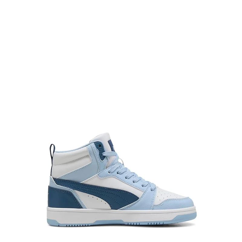 Youth Boys' Rebound V6 Mid Basketball Sneaker