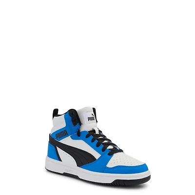 Youth Boys' Rebound V6 Mid Jr Wide Width Sneaker