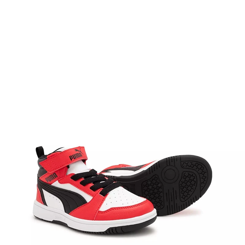 Youth Boys' Rebound V6 Mid Top Basketball Sneaker