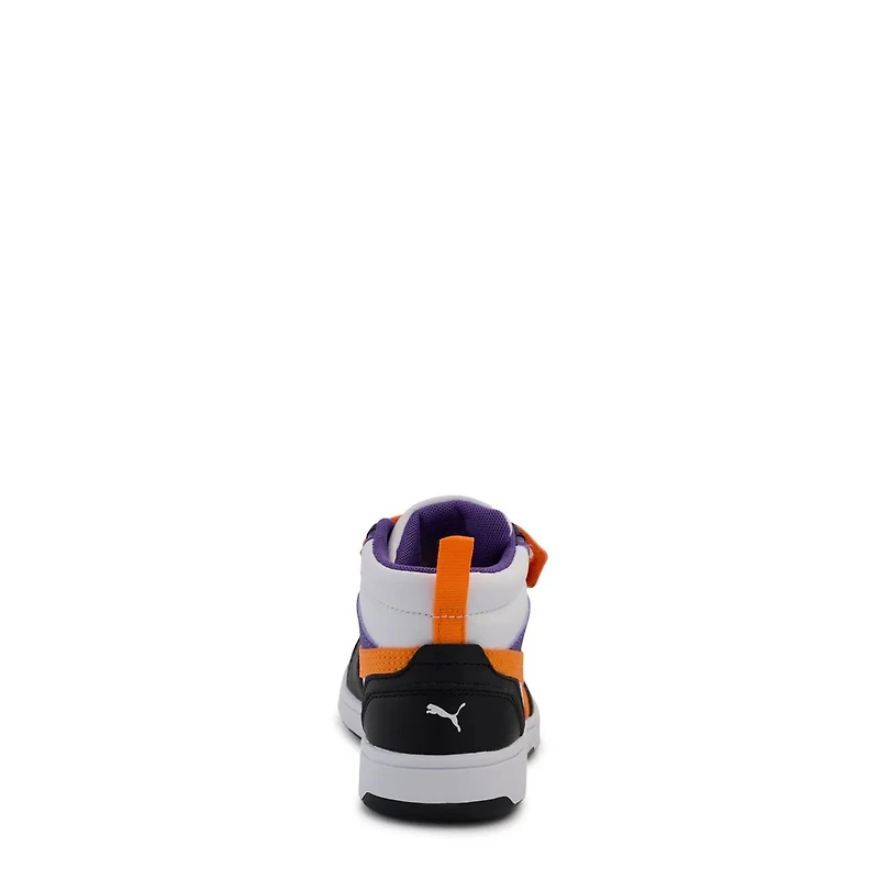 Youth Boys' Rebound V6 Mid Top Basketball Sneaker