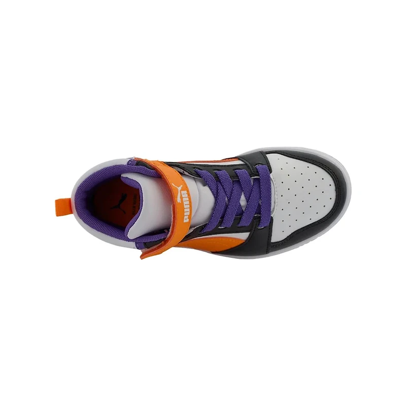 Youth Boys' Rebound V6 Mid Top Basketball Sneaker