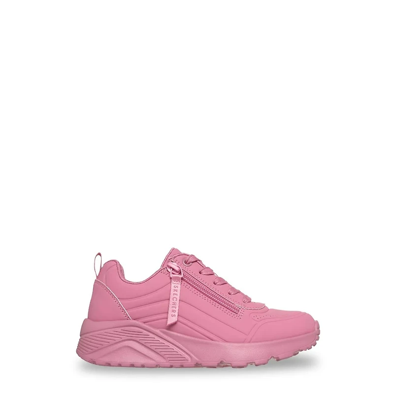 Youth Girl's Uno Lite Easy Zip Sneaker