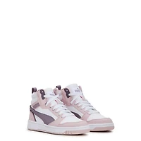 Unisex Rebound V6 Mid Jr. Basketball Shoe