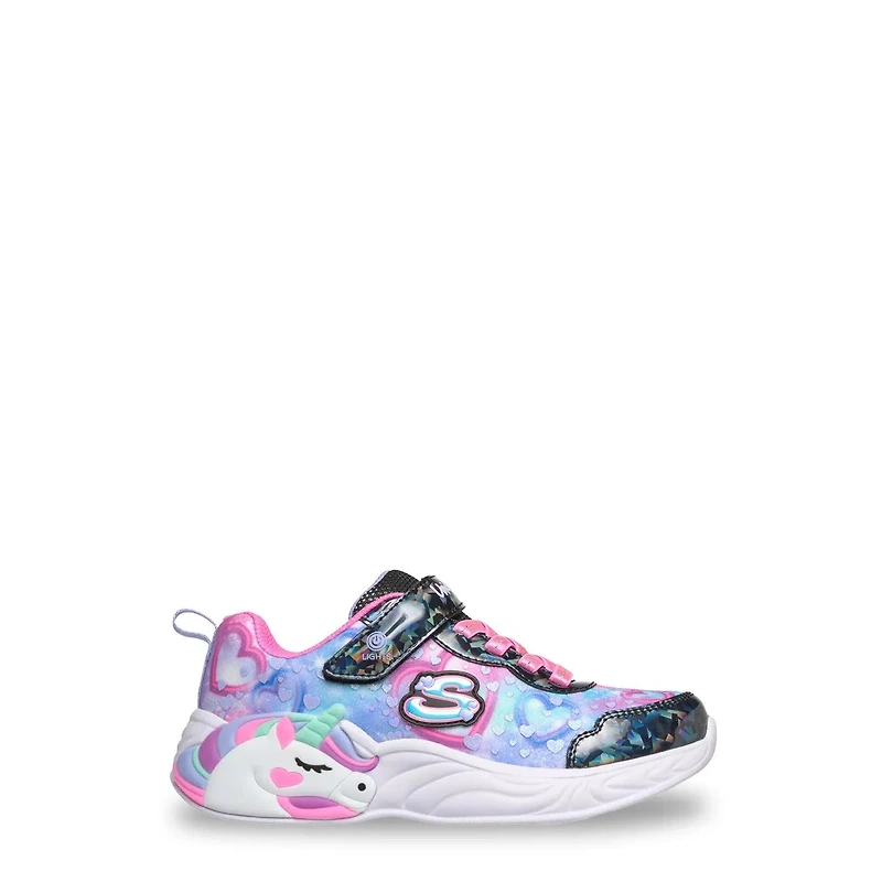 Youth Girls' Unicorn Dreams – Heart Sparkle Slip-On Sneaker