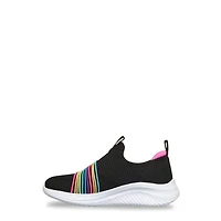 Youth Girls' Ultra Flex 3.0 Rainbow Pop Slip-On Sneaker
