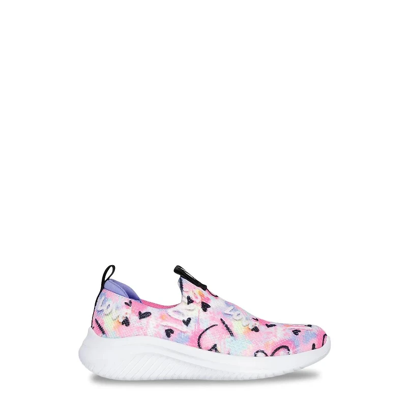 Youth Girls' Ultra Flex 3.0 Slip On Running Shoe