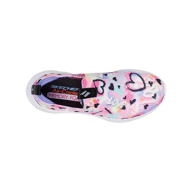 Youth Girls' Ultra Flex 3.0 Slip On Running Shoe