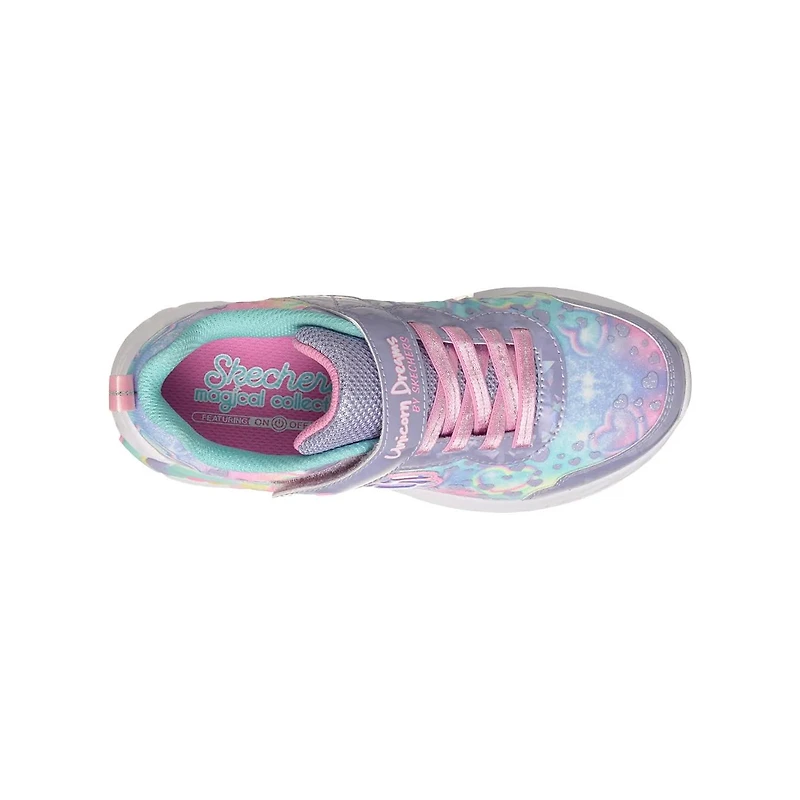 Youth Girls' Unicorn Dreams – Heart Sparkle Slip-On Sneaker
