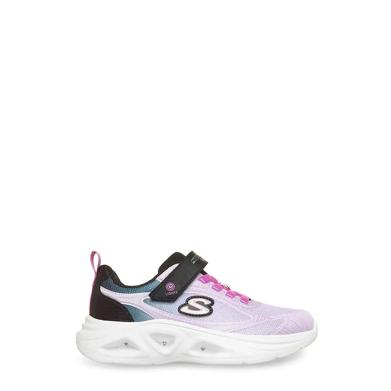Youth Girls' Lights Sola Glow Sneaker