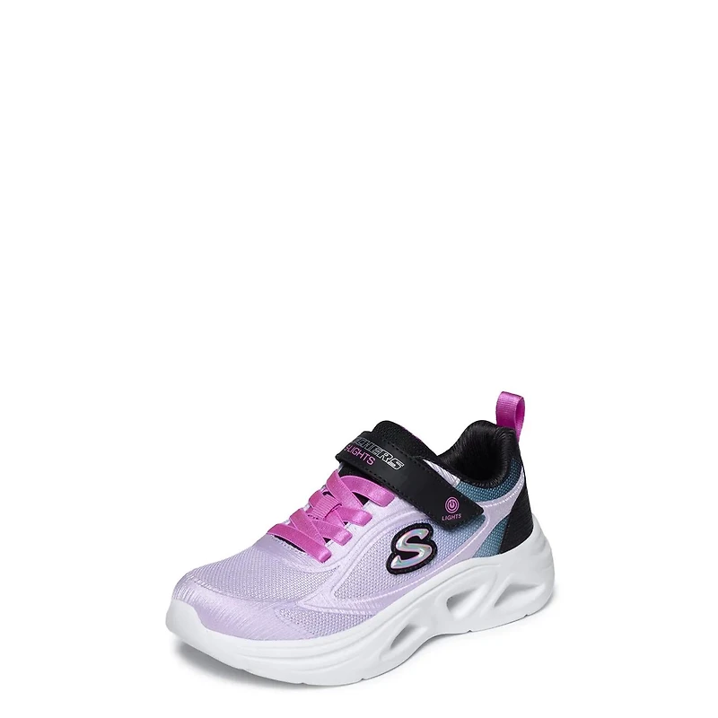 Youth Girls' Lights Sola Glow Sneaker