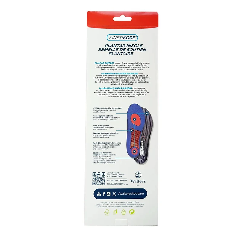 Men's Plantar Insoles