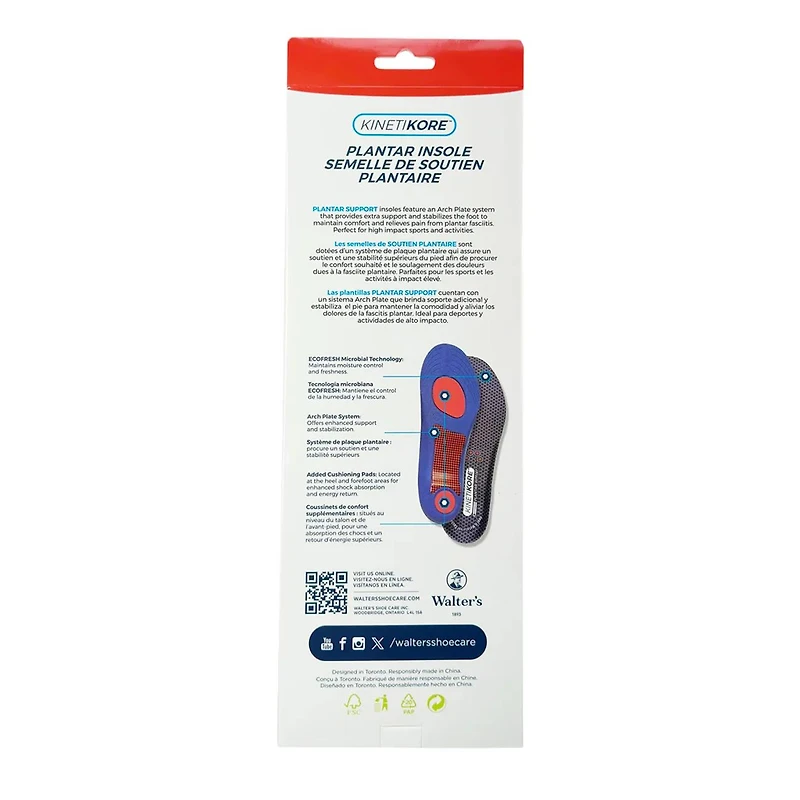 Women's Plantar Insoles